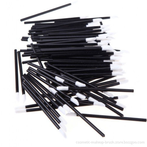 Disposable lint free lipgloss applicator wand